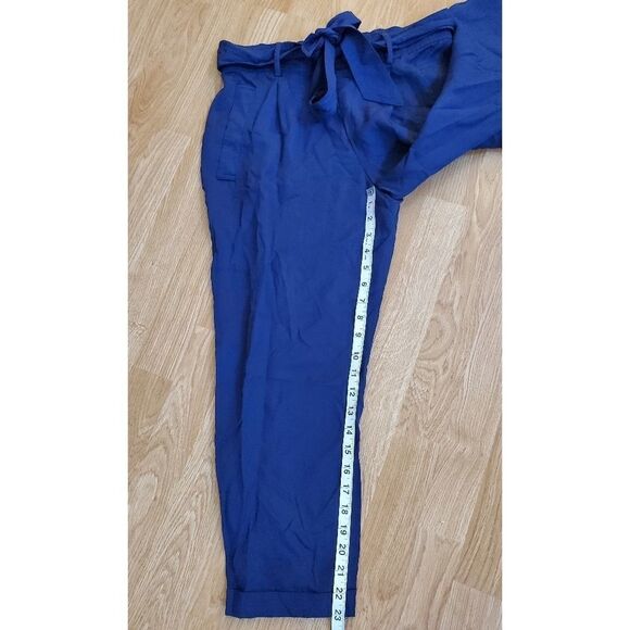 Maison Jules Cropped Paperbag Pants Size M - Picture 8 of 12